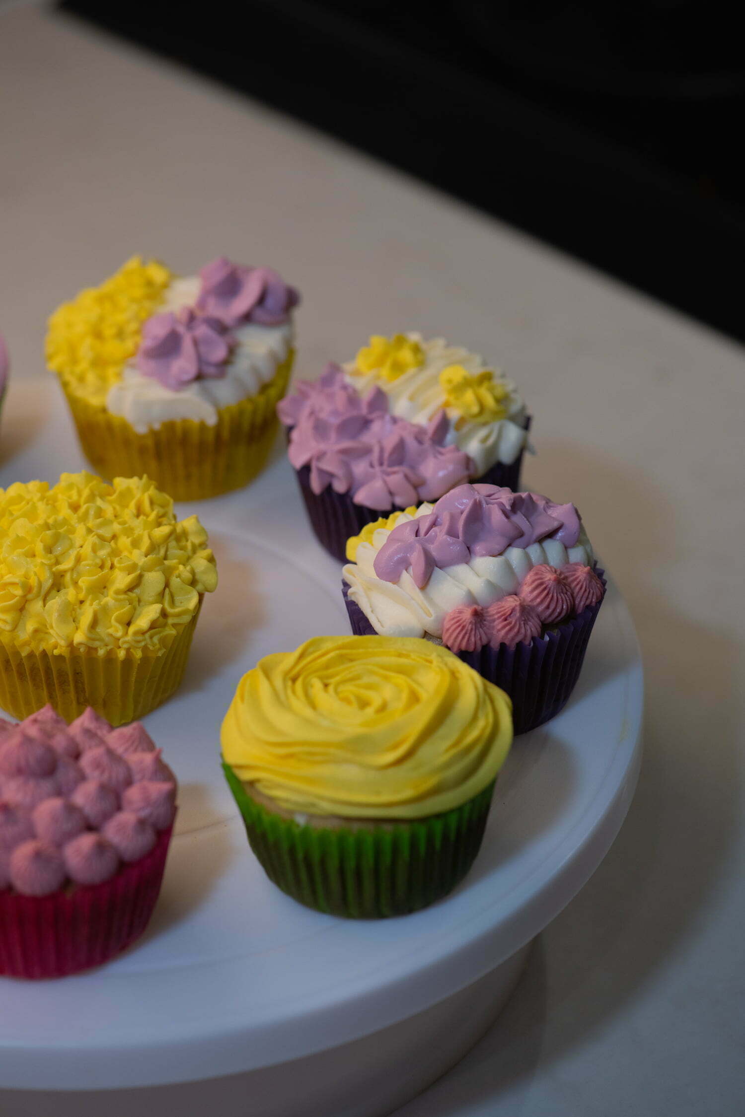 Colourful cupcakes